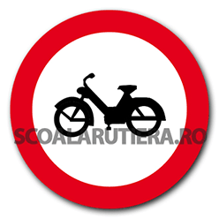 Accesul interzis ciclo-motoarelor 