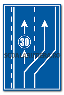 Bandă destinată circulației vehiculelor lente