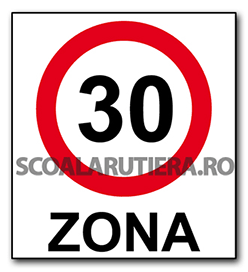 Indicatoare Rutiere Zona Cu Viteză Limitată La 30 Km H