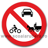 Accesul interzis autovehiculelor și vehiculelor…