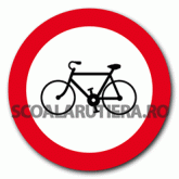 Accesul interzis bicicletelor