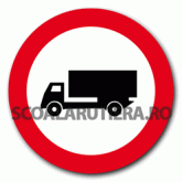 Accesul interzis vehiculelor destinate transportului…