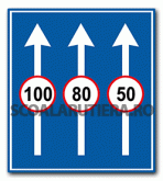 Limite de viteză pentru diferite benzi de…