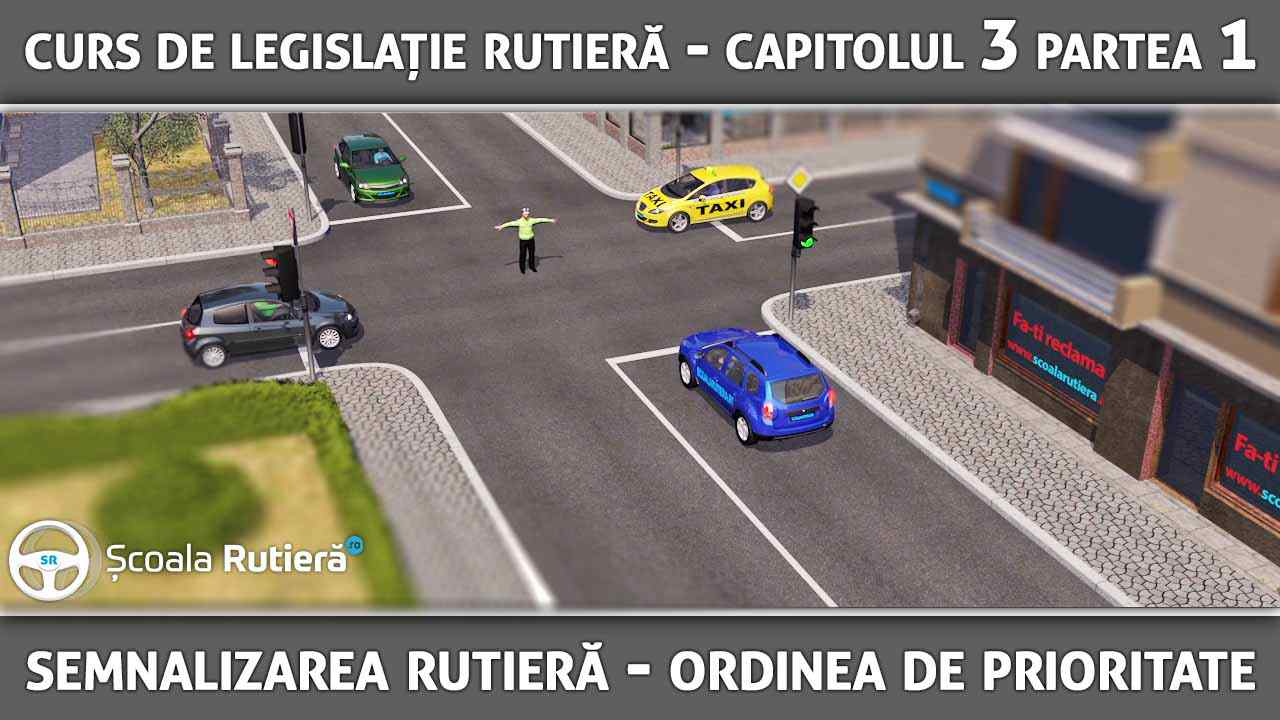 Capitolul 3 - partea 1 - Semnalizarea rutieră și ordinea de prioritate