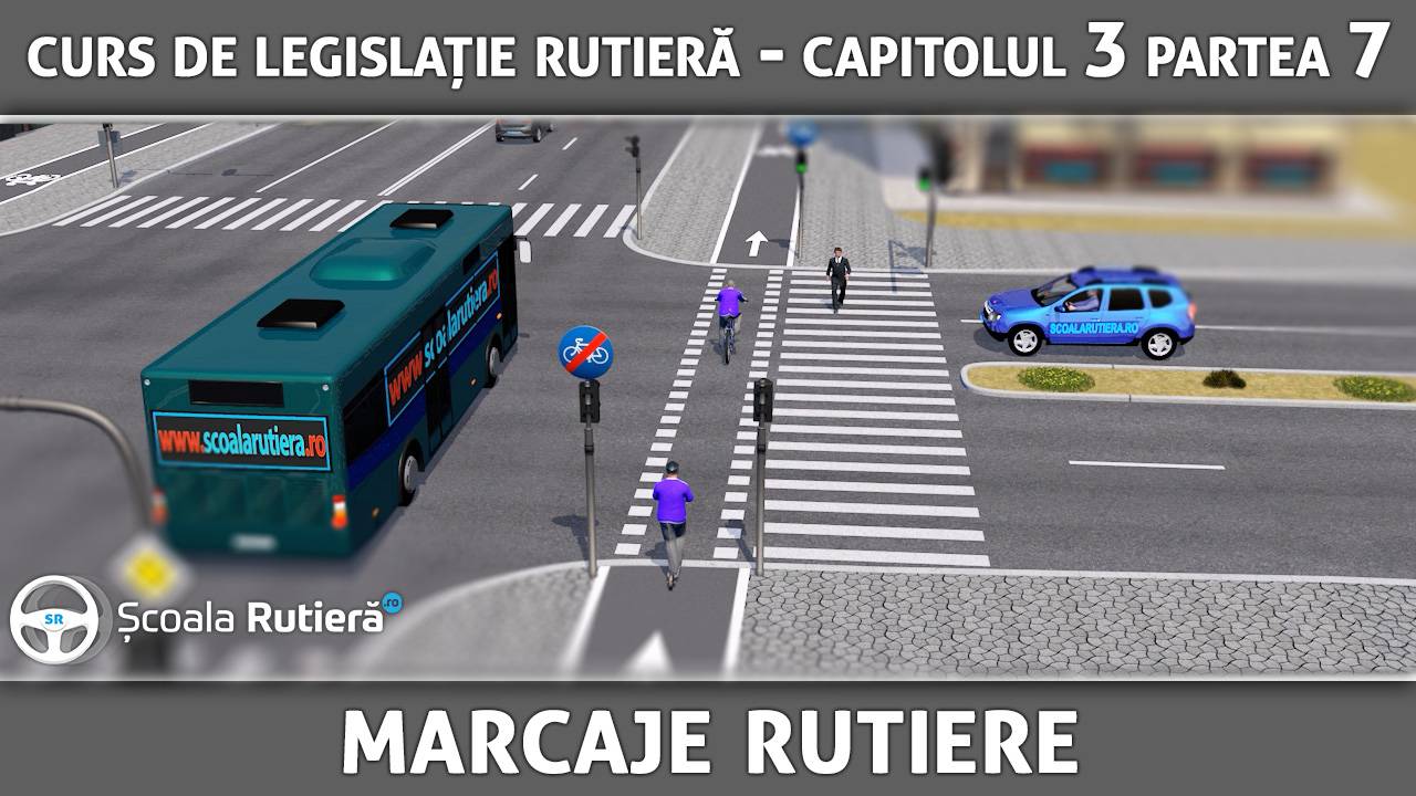 Capitolul 3 - partea 7 - Marcaje rutiere