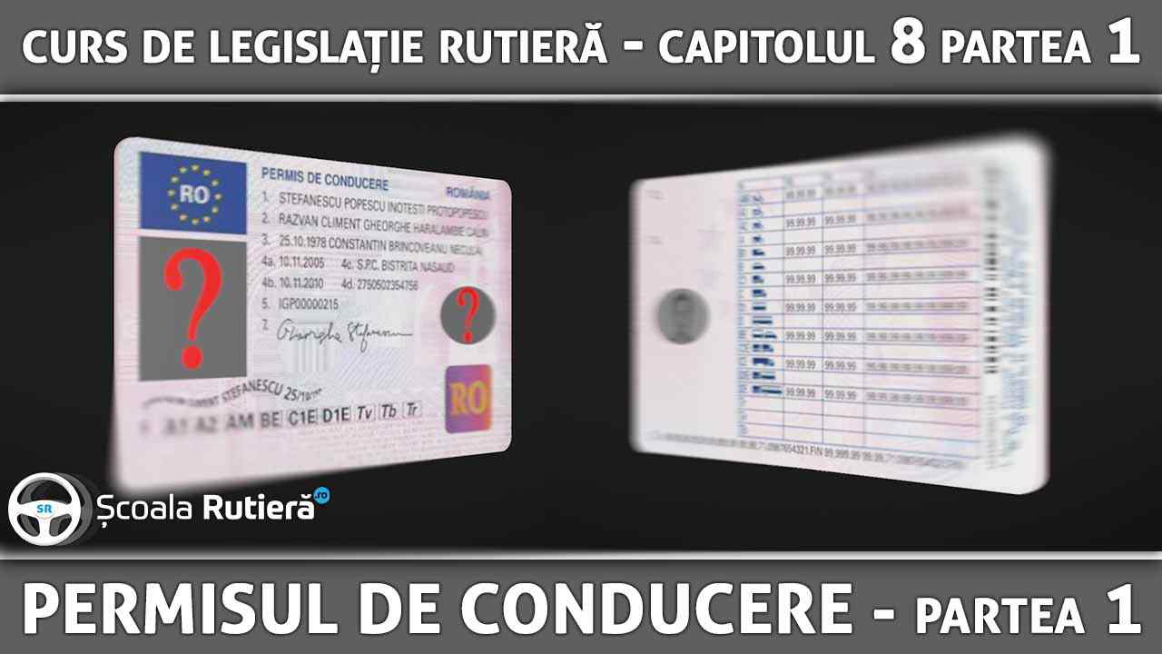 Capitolul 8 - partea 1 - Permisul de conducere