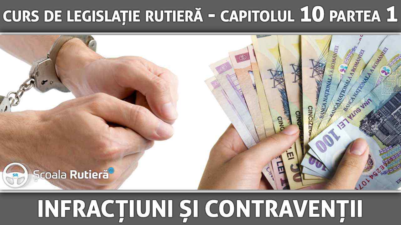 Capitolul 10 - partea 1 - Contravenții și infracțiuni