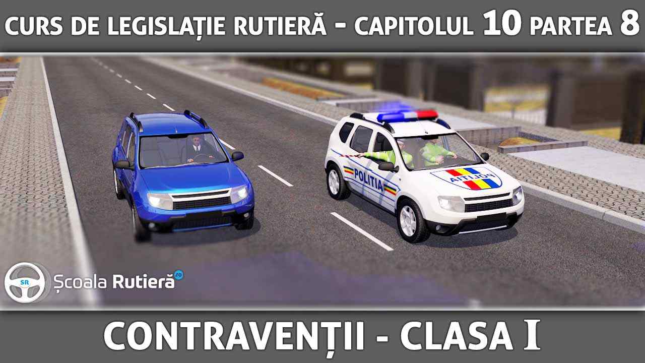 Capitolul 10 - partea 8 - Contravenții - clasa 1