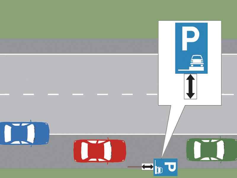 Care dintre cele trei autoturisme este parcat regulamentar?