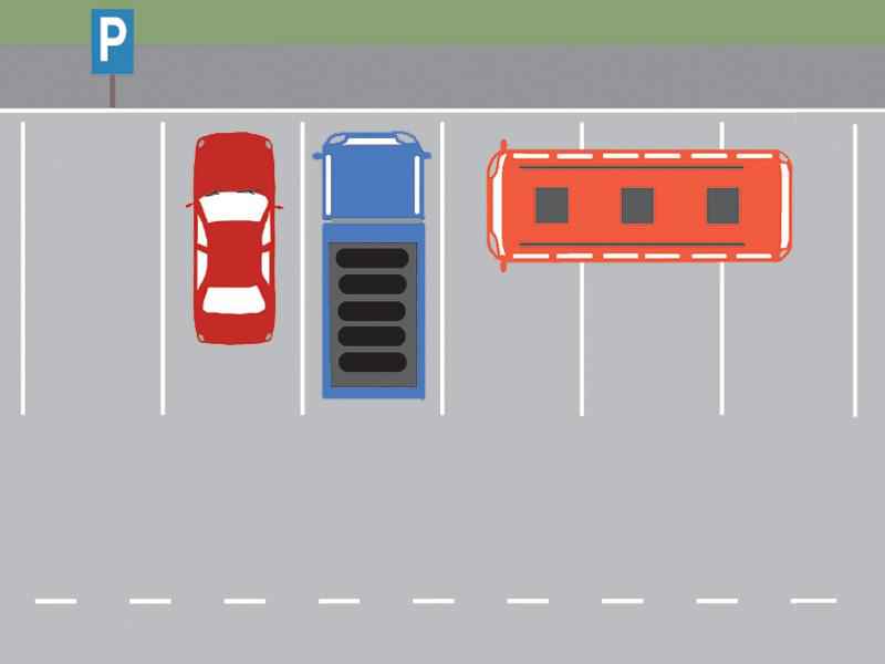 Care dintre autovehicule este parcat regulamentar?