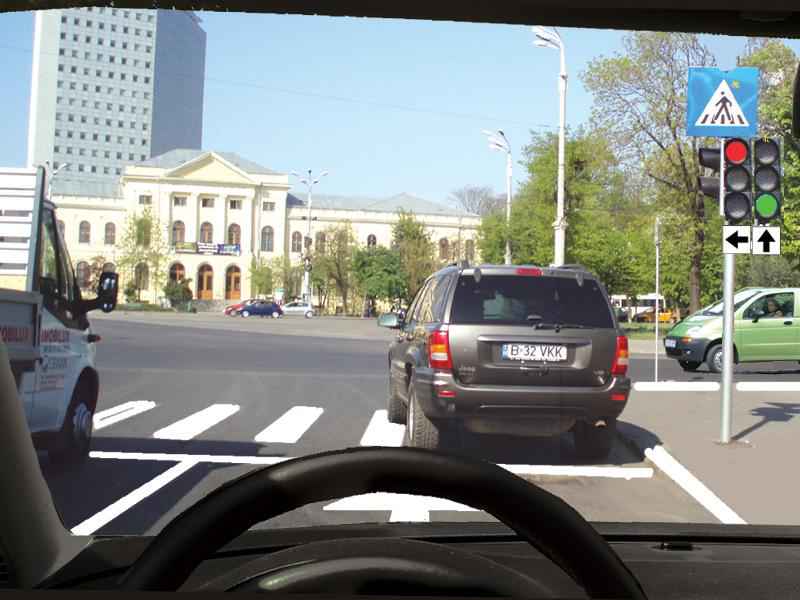 Chestionare Auto Autovehiculul Din Faţa Dvs Traversează Intersecţia