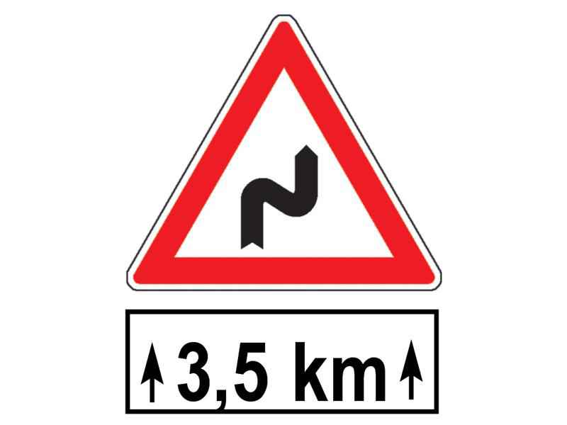 Chestionare Auto Ce Semnificaţie Are Indicatorul Din Imagine Insoţit De Panoul Adiţional