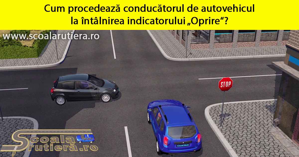 Ce Obligație Aveți La întâlnirea Indicatorului Bicicliști Chestionare DRPCIV cat B: Cum procedează conducătorul de vehicul la