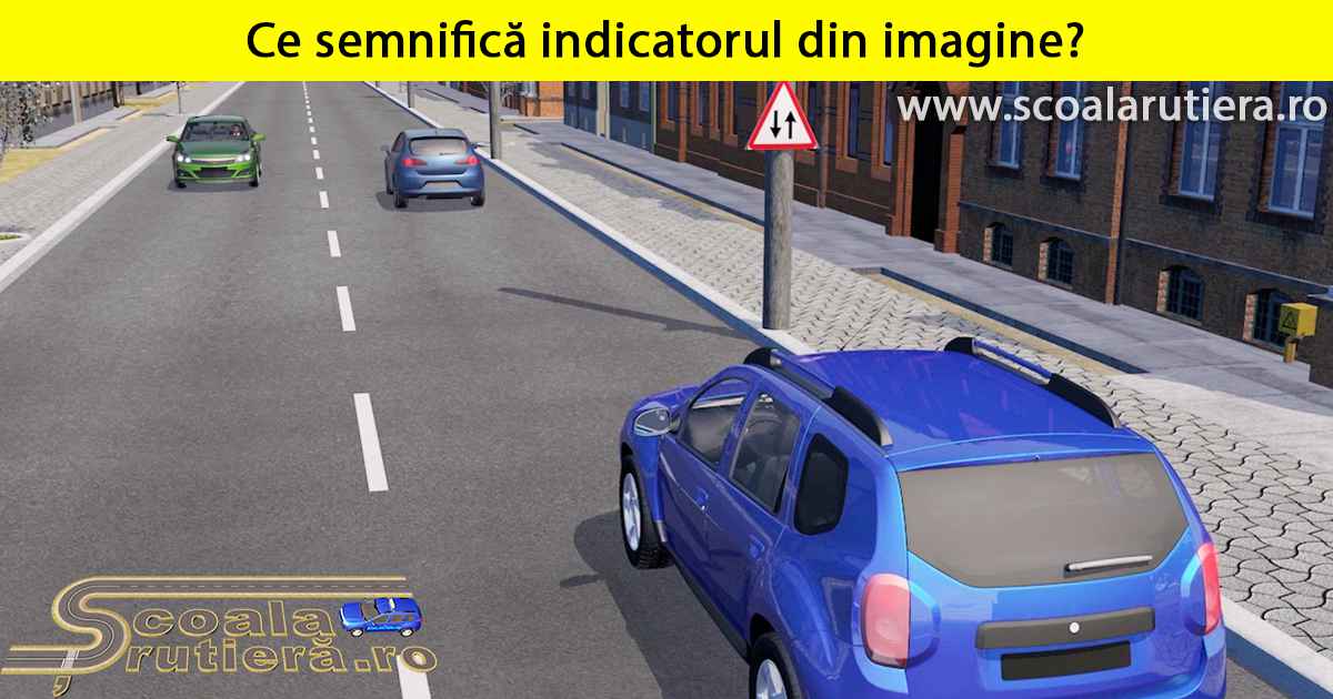 Chestionare DRPCIV cat B: Indicatorul din imagine semnifică: