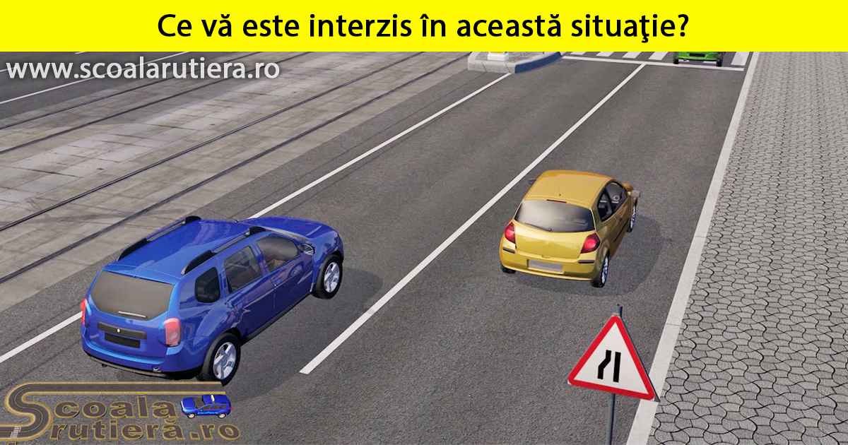 Chestionare auto: Ce vă este interzis în această situaţie