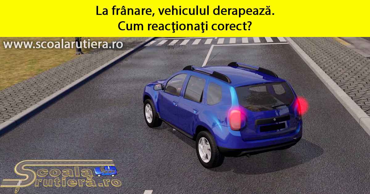 La Frânare Vehiculul Derapează Cum Reacţionaţi Corect?