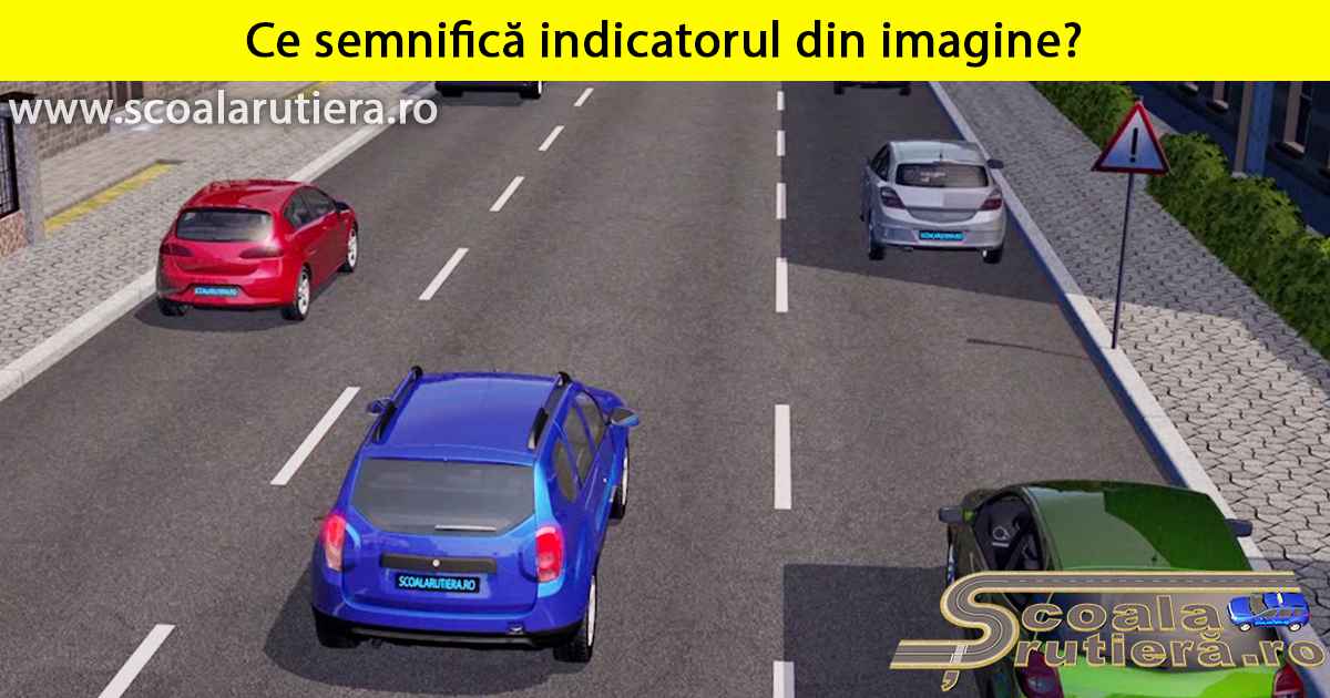 Chestionare DRPCIV cat B: Indicatorul din imagine semnifică: