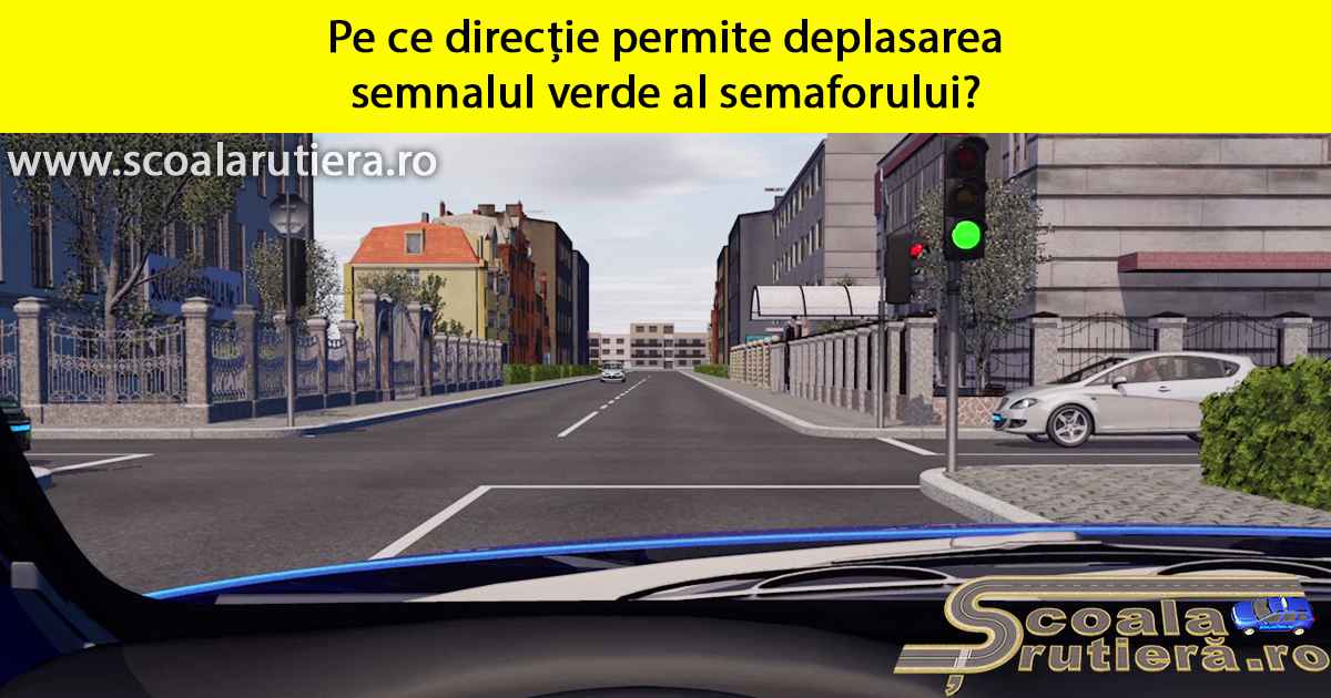 Chestionare Auto Semnalul Verde Al Semaforului Permite Deplasarea