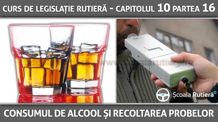 Codul Rutier - Consumul de alcool și procedura de recoltare probe