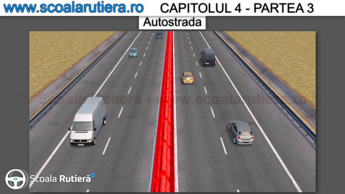 zona mediana de pe autostrada