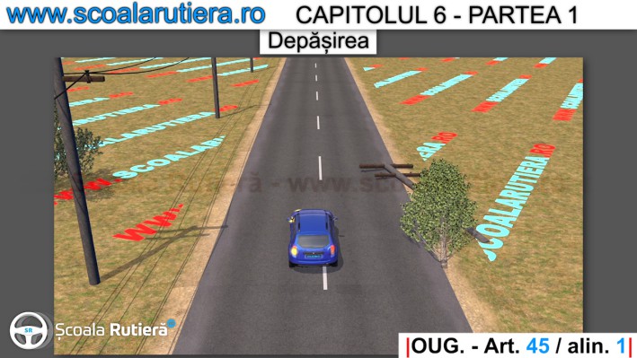 Codul Rutier - manevre depășirea
