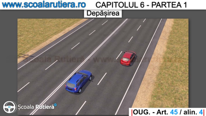 Codul Rutier - manevre depășirea