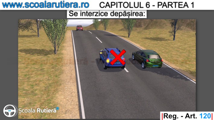 Codul Rutier - manevre depășirea