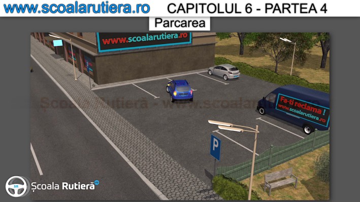 parcarea se executa doar in spatiile special destinate
