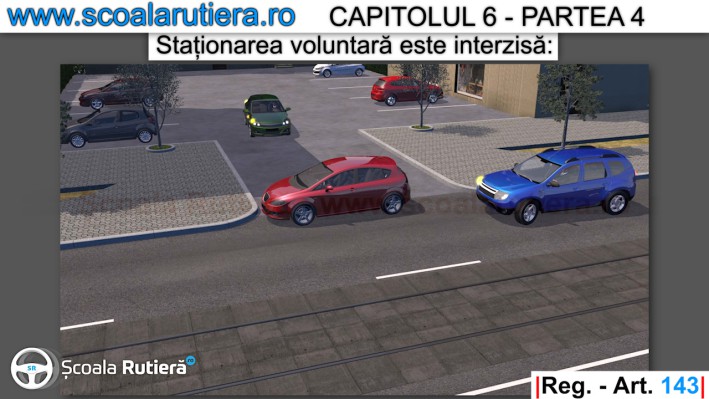 Codul Rutier - manevre staționarea interzisă și parcarea