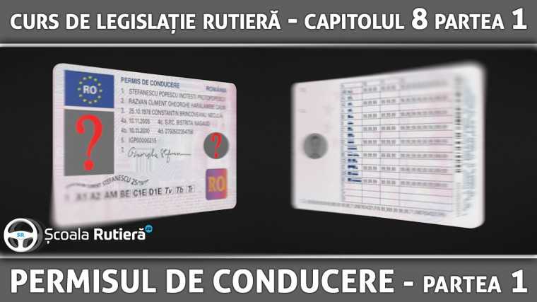 Codul Rutier - permisul de conducere